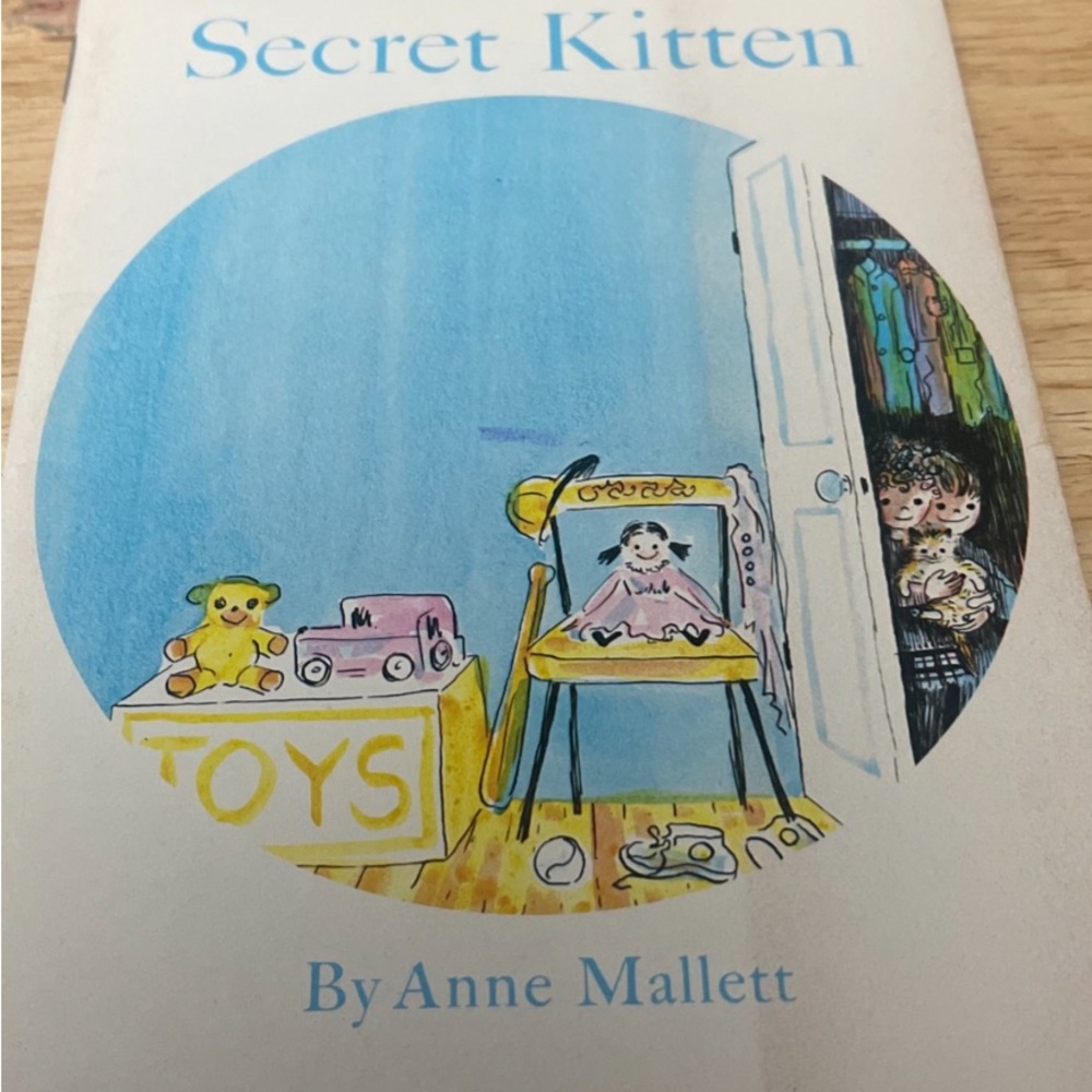 Vintage Paperback book “The Secret Kitten” By Anne Mallett.